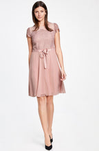 Pink Lace Detailed Dress