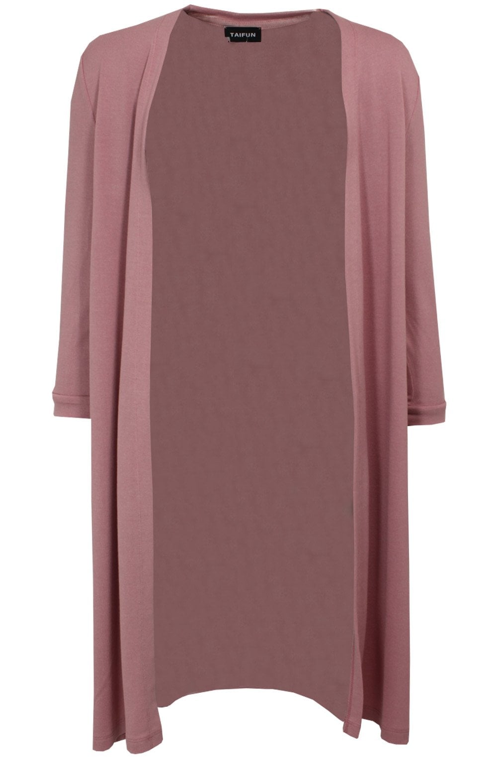 Pink Long Line Cardigan