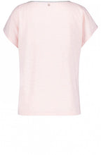Pink Patterned Stripe Top