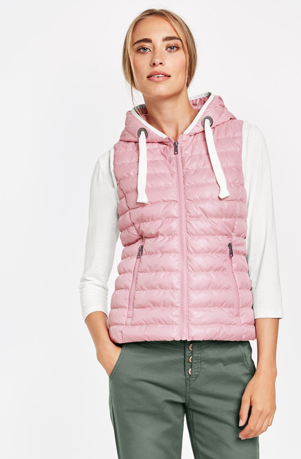 Pink Quilted Waistcoat