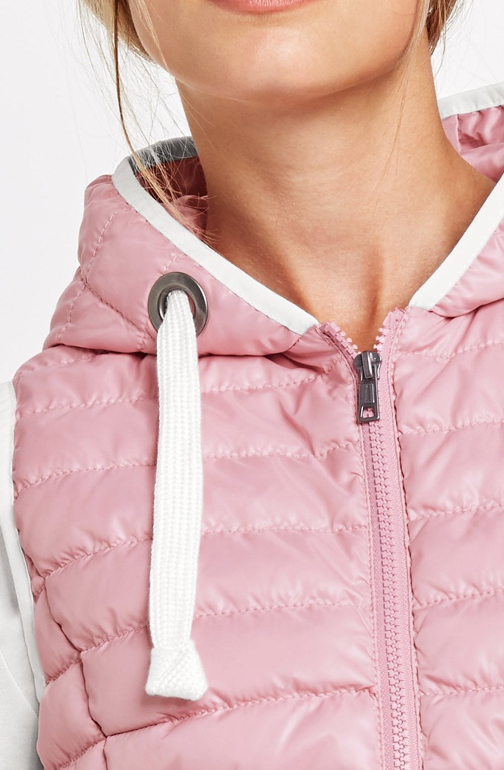 Pink Quilted Waistcoat