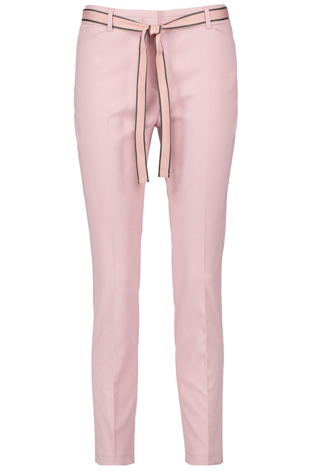 Pink Slim Leg Trousers