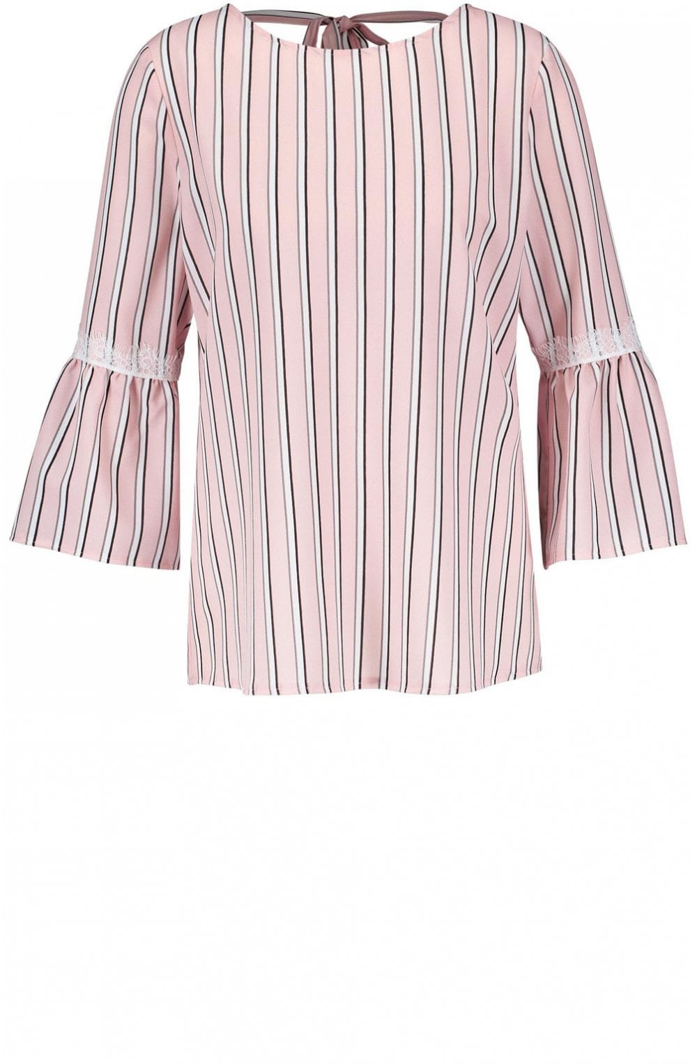 Pink Striped Blouse