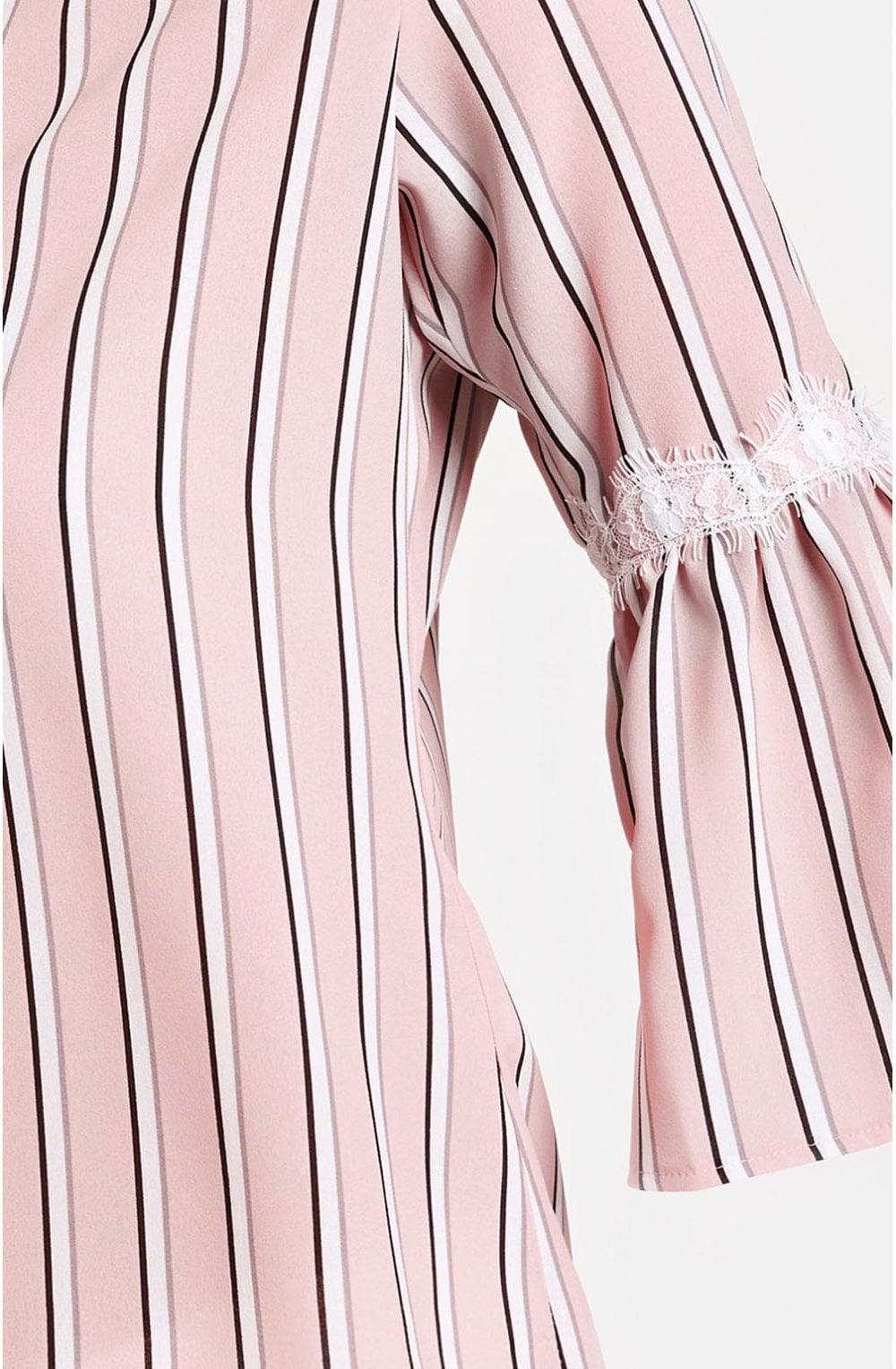 Pink Striped Blouse