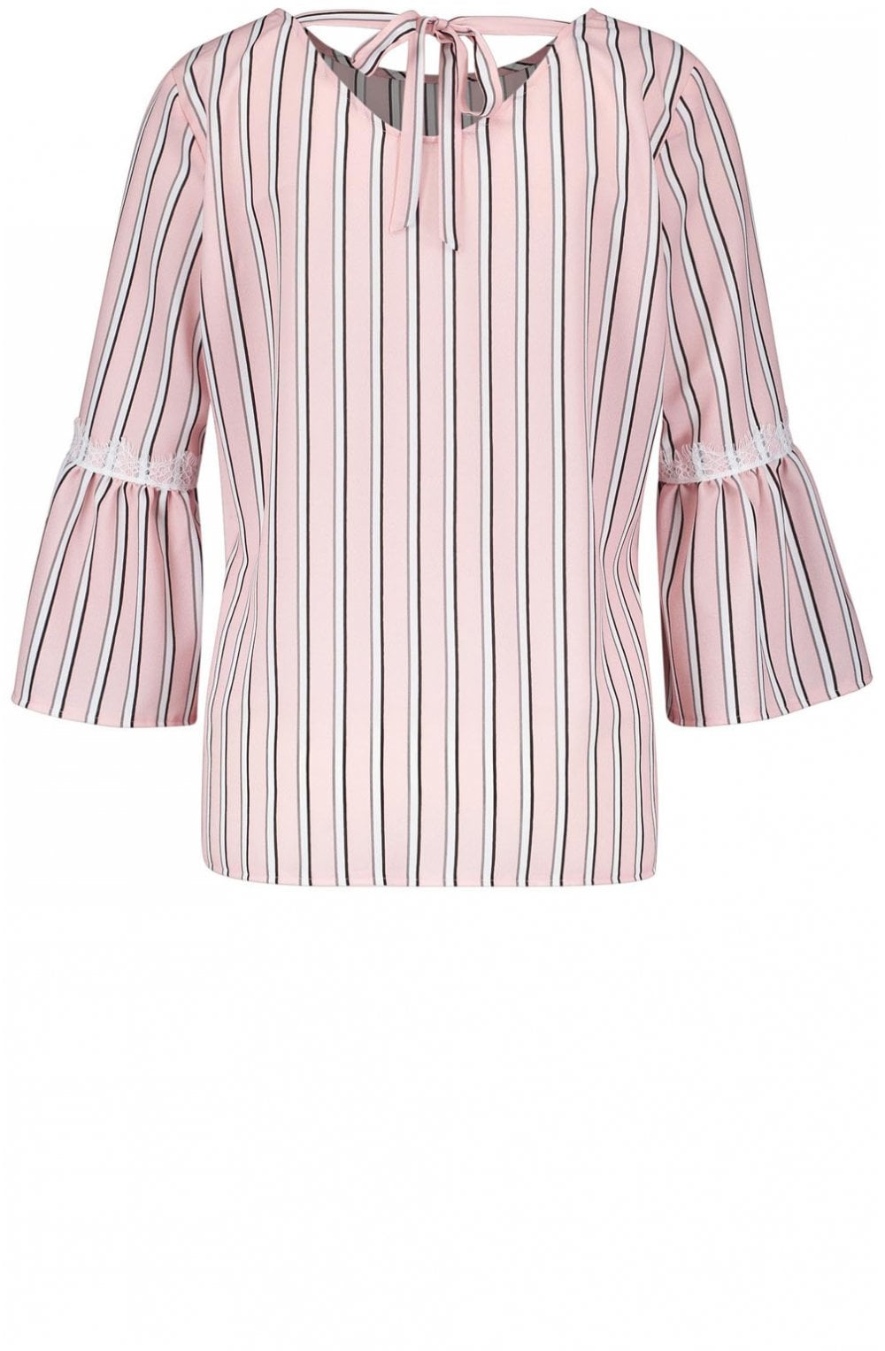 Pink Striped Blouse