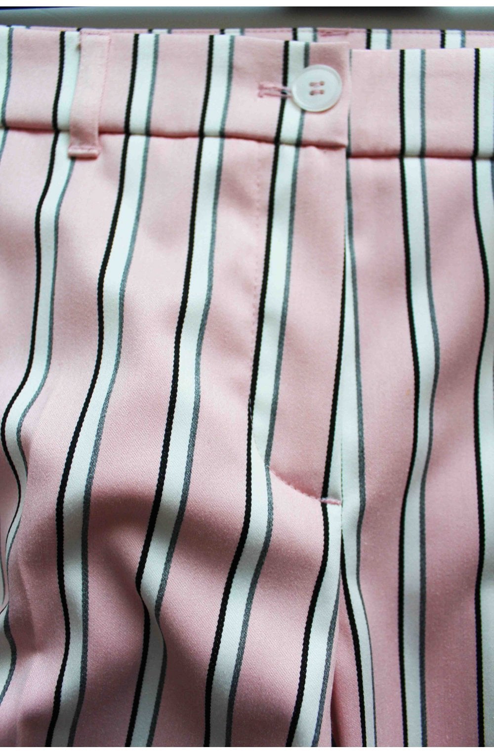 Pink Striped Shorts