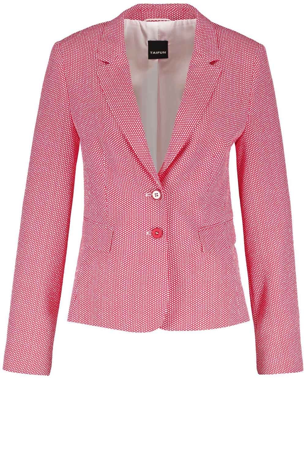 Pink & White Patterned Jacket