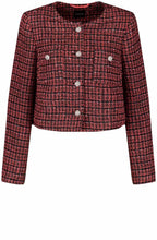 Red and Black Shimmer Box Jacket