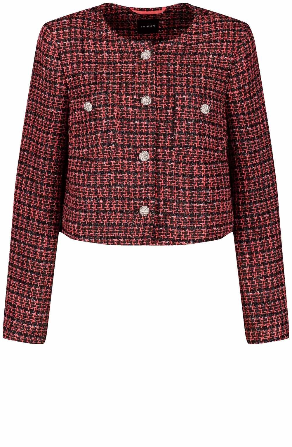 Red and Black Shimmer Box Jacket