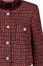 Red and Black Shimmer Box Jacket