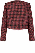 Red and Black Shimmer Box Jacket
