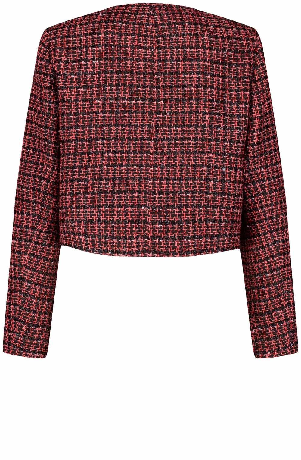 Red and Black Shimmer Box Jacket