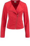 Red Biker Style Jacket