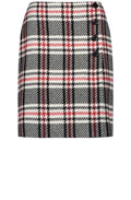 Red & Black Check Skirt