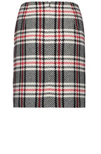 Red & Black Check Skirt