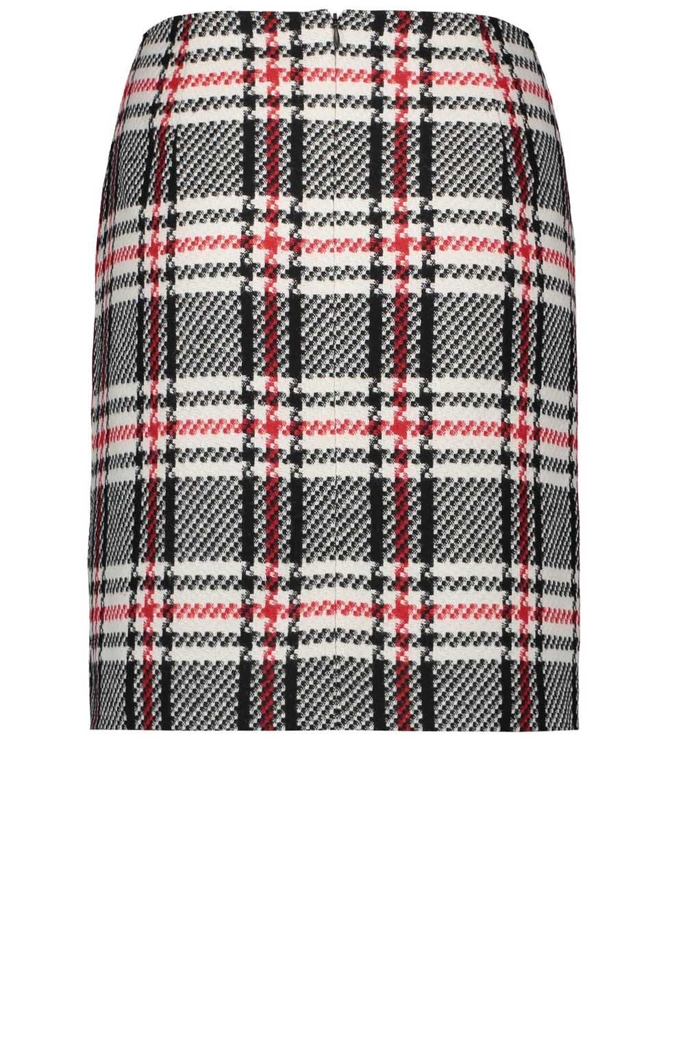 Red & Black Check Skirt