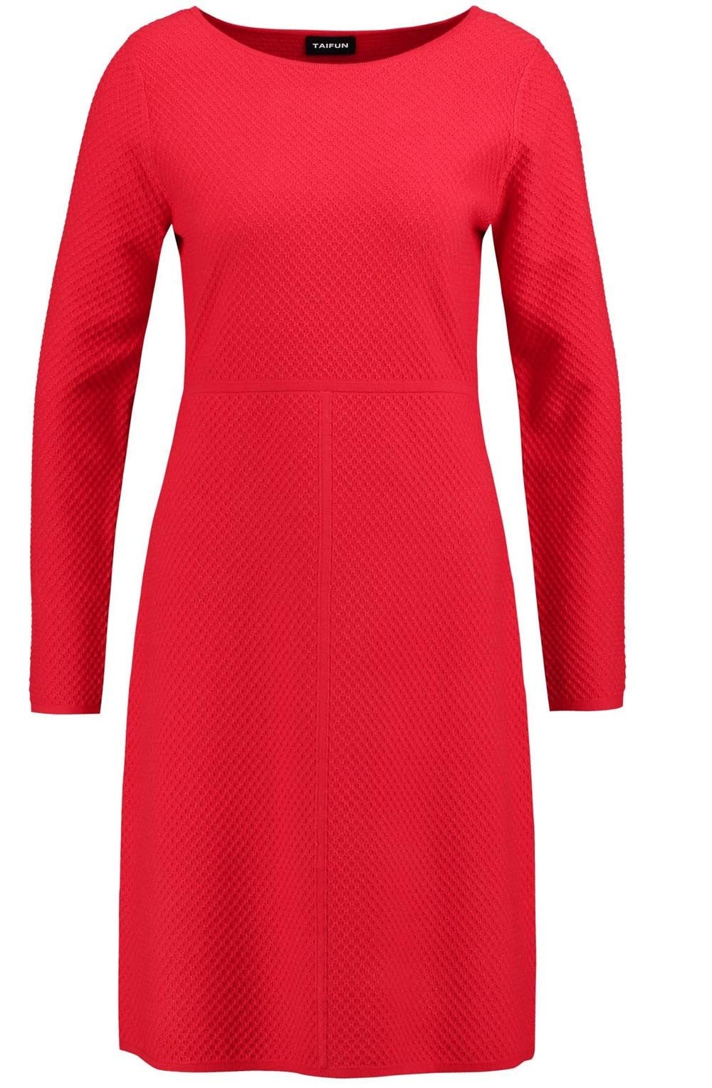 Red Embossed Dress