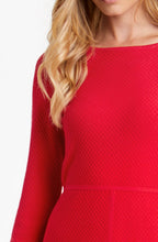Red Embossed Dress