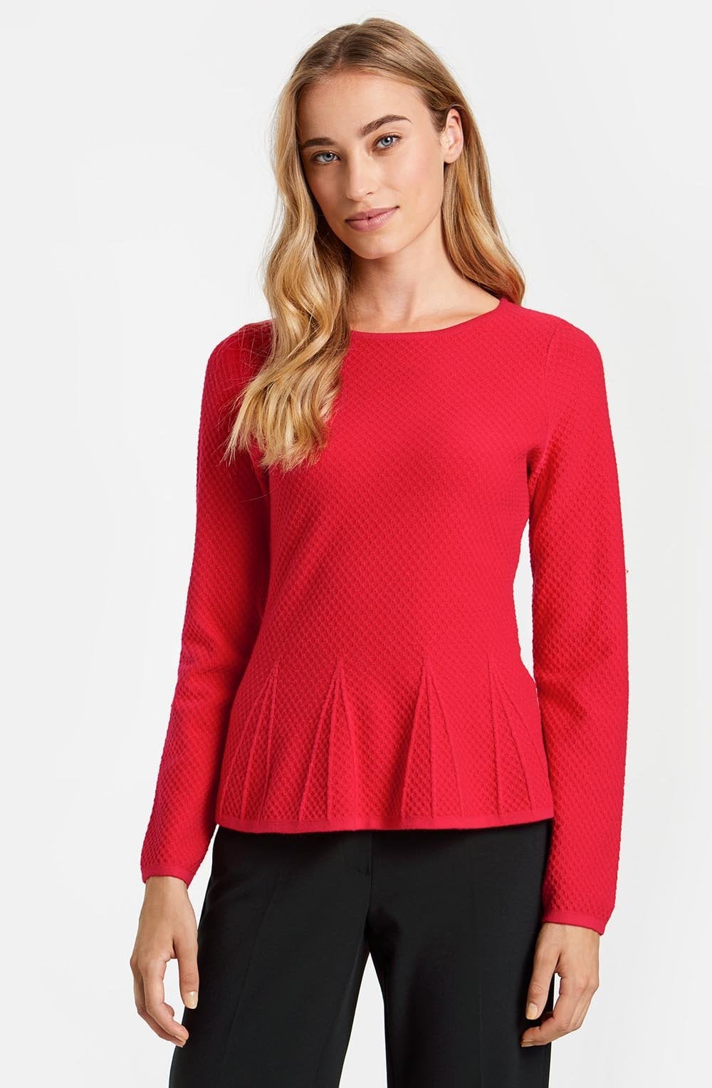 Red Embossed Top