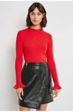 Red Frill Detailed Jumper