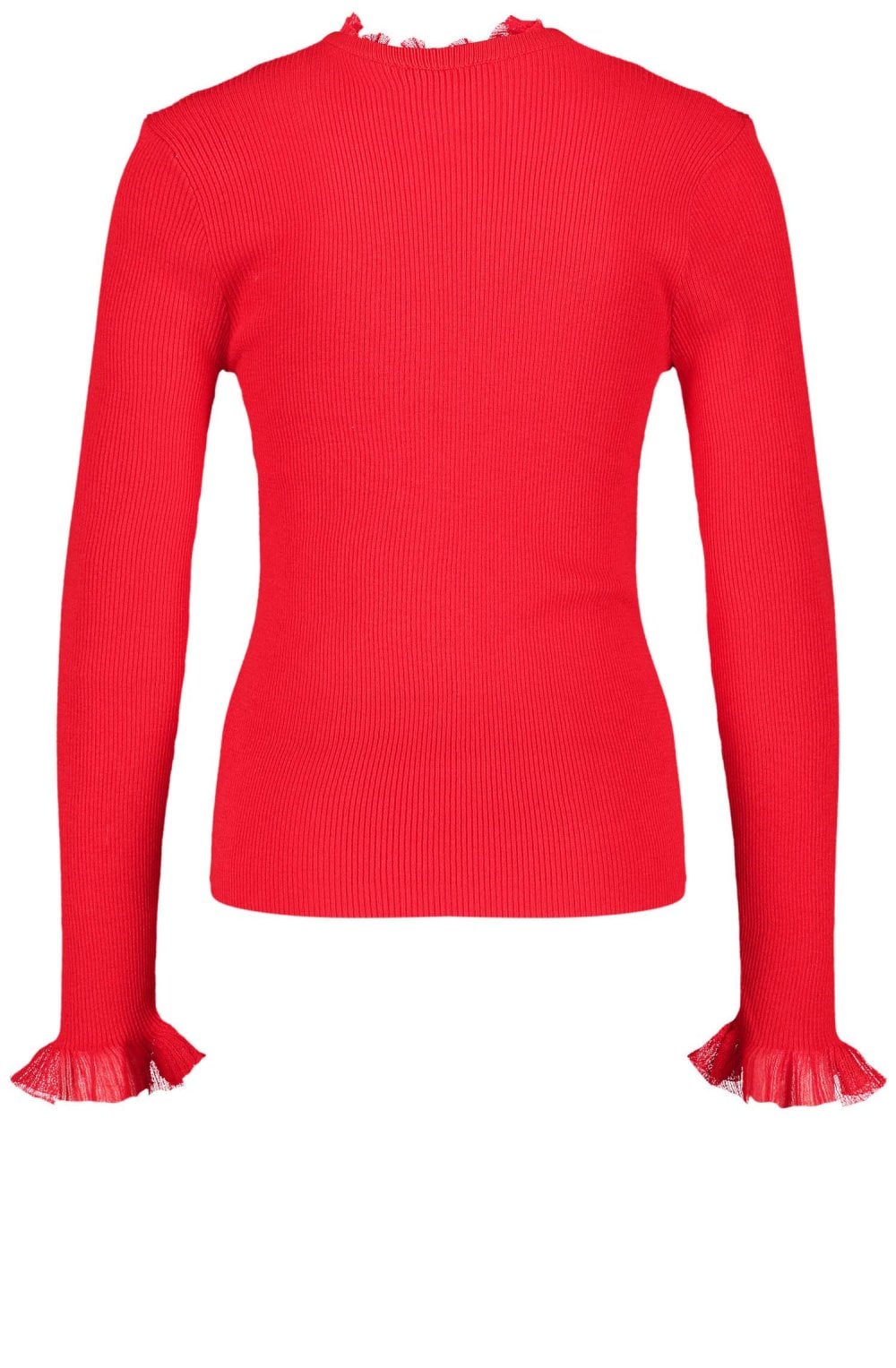 Red Frill Detailed Jumper