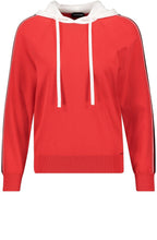 Red Hooded Sweatershirt