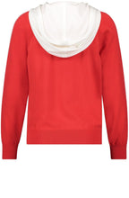 Red Hooded Sweatershirt