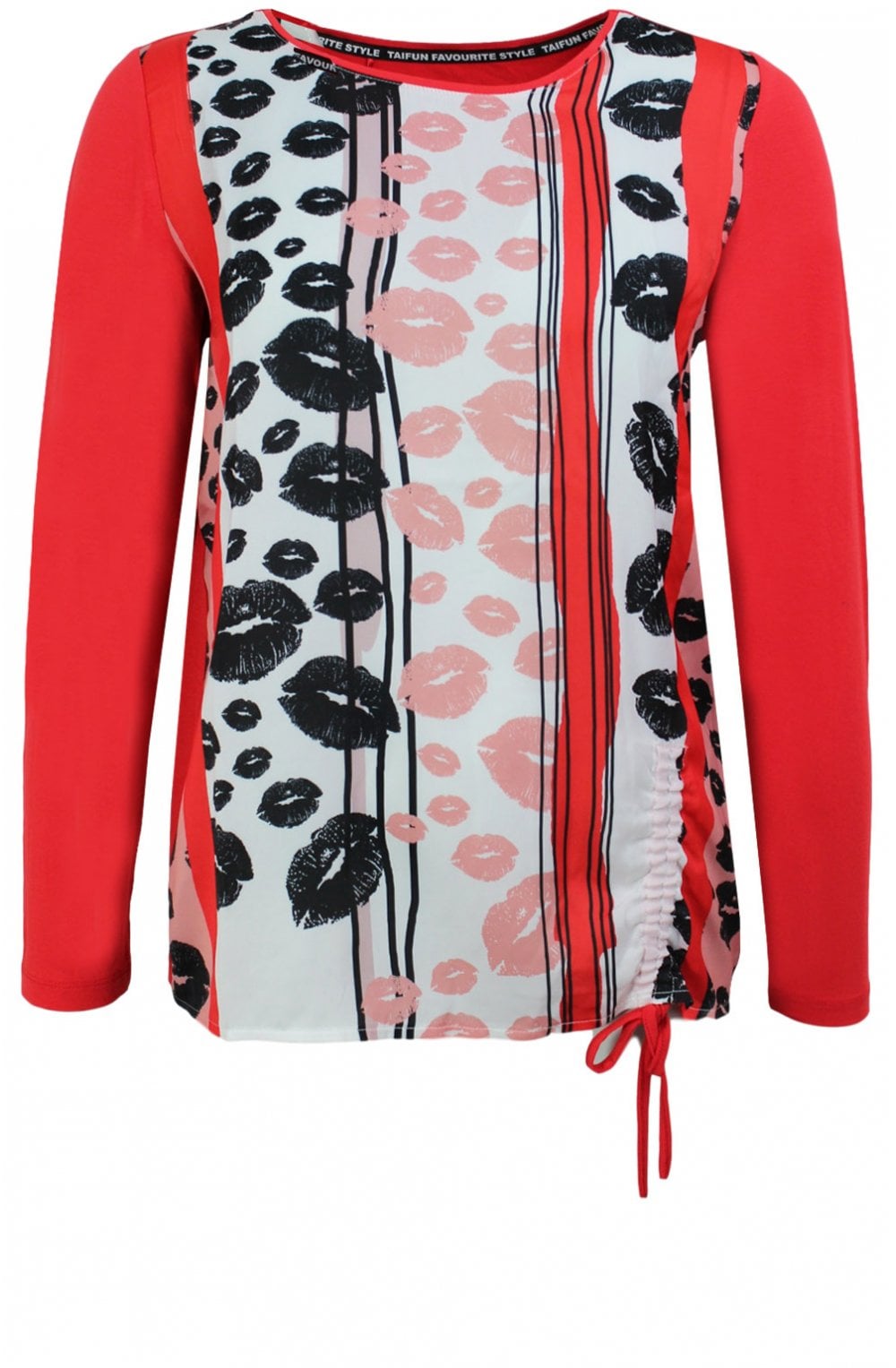 Red Kiss Design Top