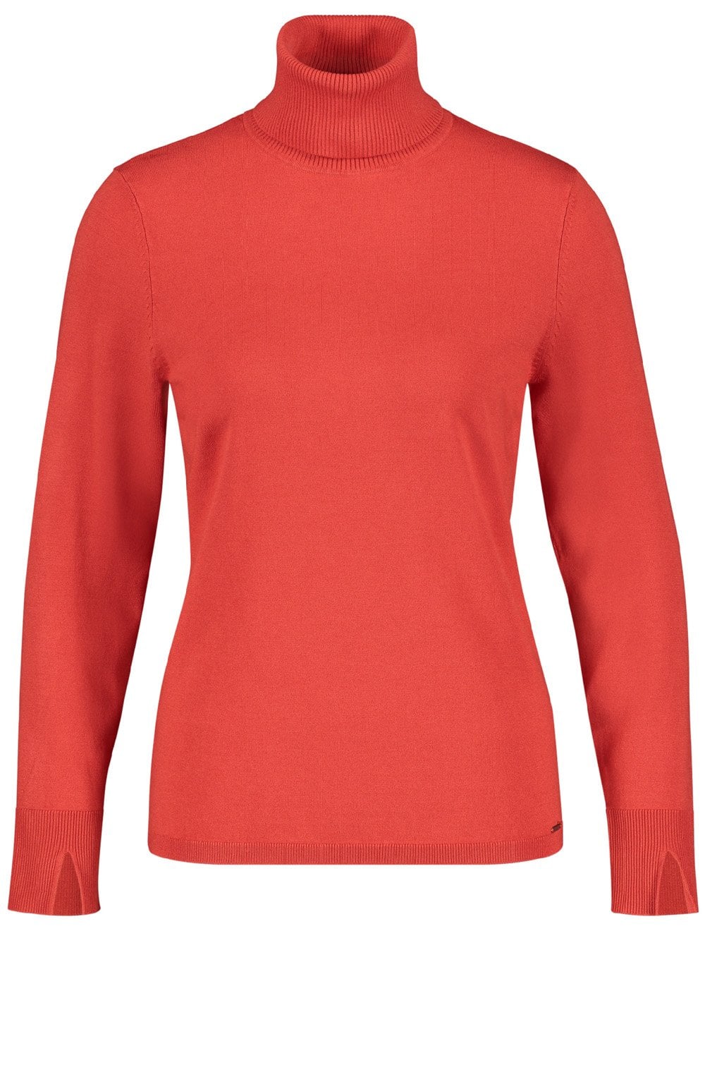 Red Polo Neck Jumper