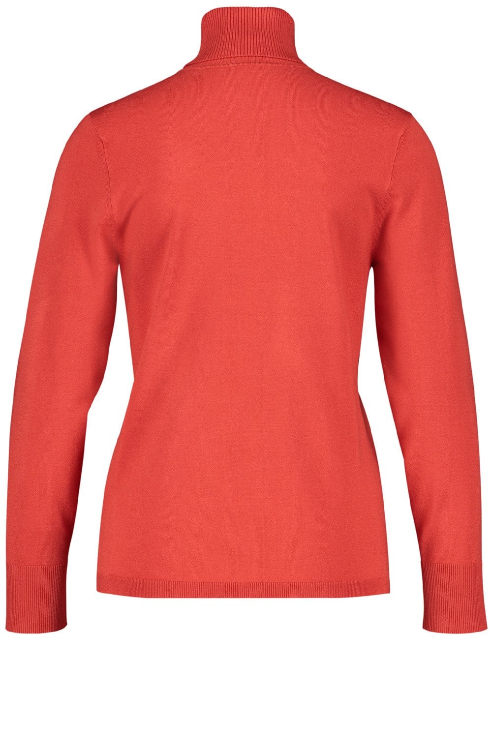 Red Polo Neck Jumper