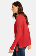 Red Ribbed Knit Jumper