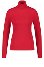Red Roll Neck Jumper