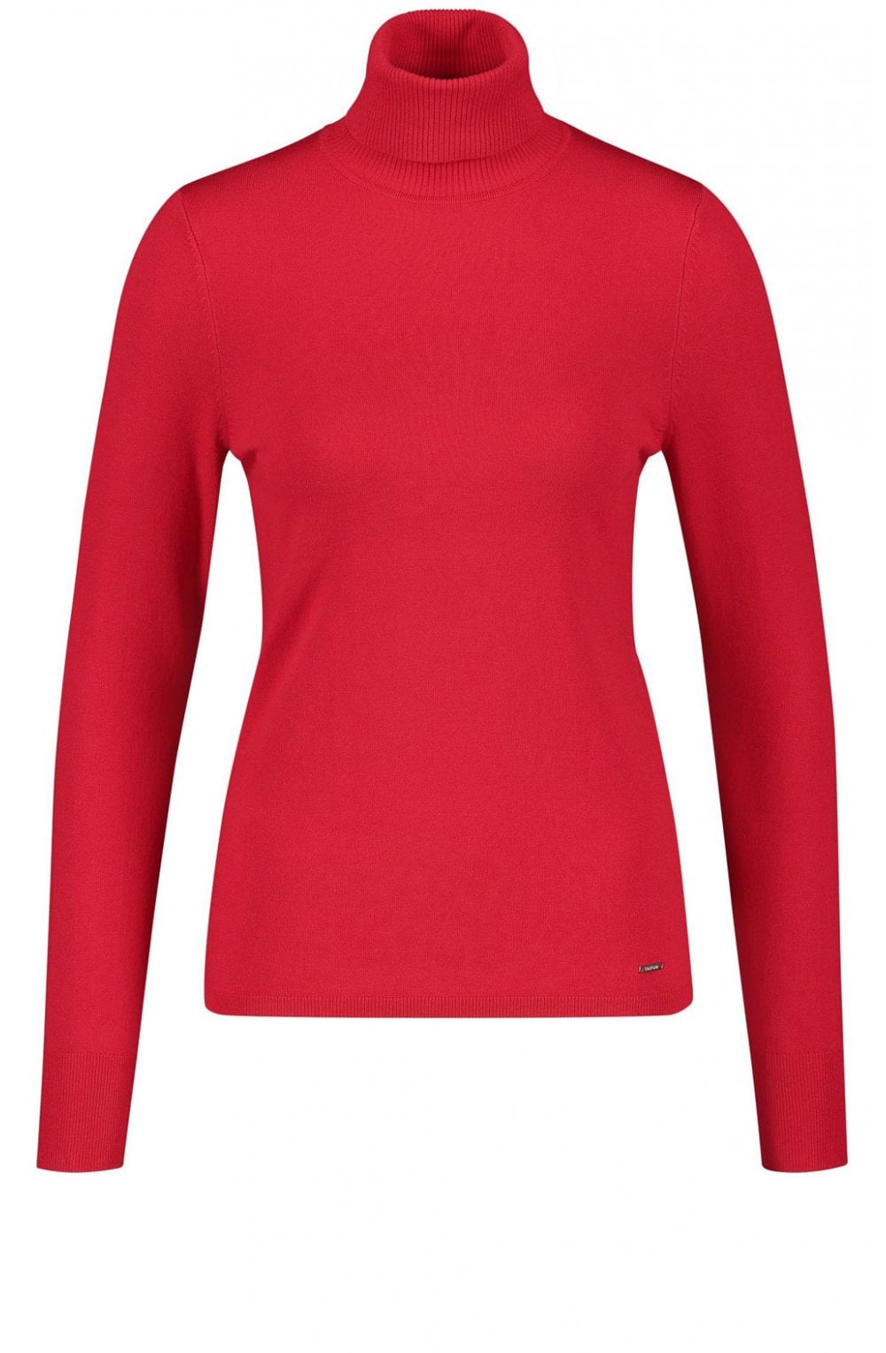 Red Roll Neck Jumper