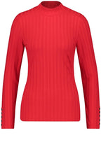 Red Striped Effect Top