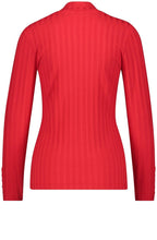 Red Striped Effect Top