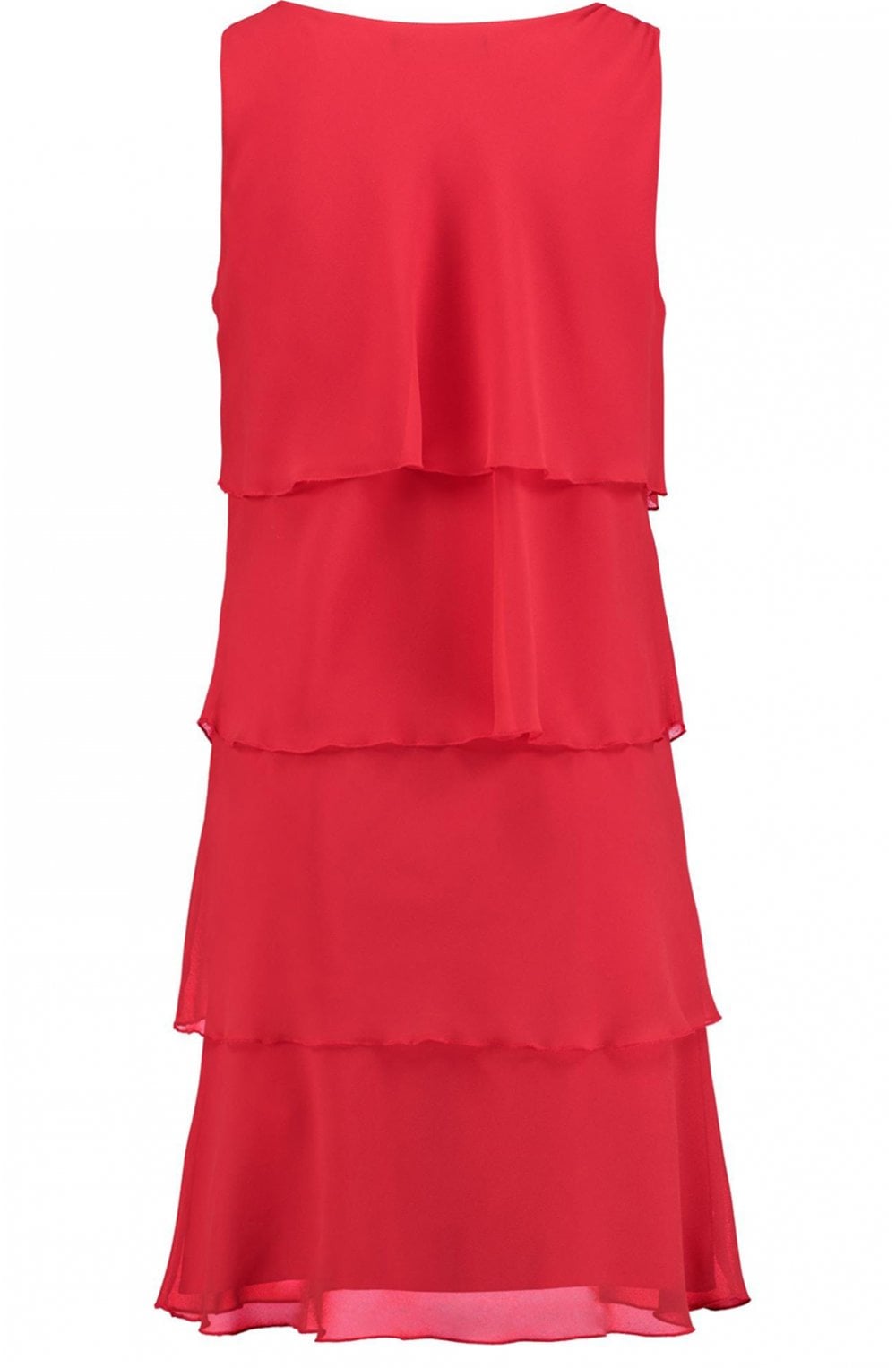 Red Tiered Dress
