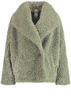 Reed Green Teddy Coat