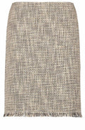 Roasted Hazel Frayed Edge Skirt