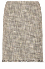 Roasted Hazel Frayed Edge Skirt
