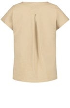 Roasted Hazel Satin Front Top