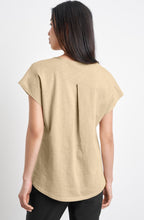 Roasted Hazel Satin Front Top