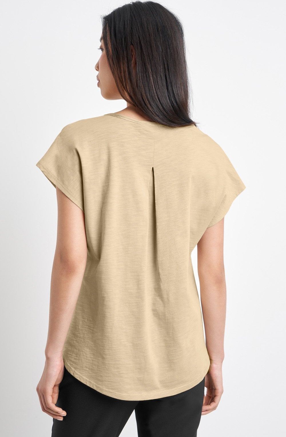 Roasted Hazel Satin Front Top