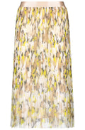 Roasted Hazel Semi Sheer Lined Midi Skirt