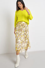 Roasted Hazel Semi Sheer Lined Midi Skirt