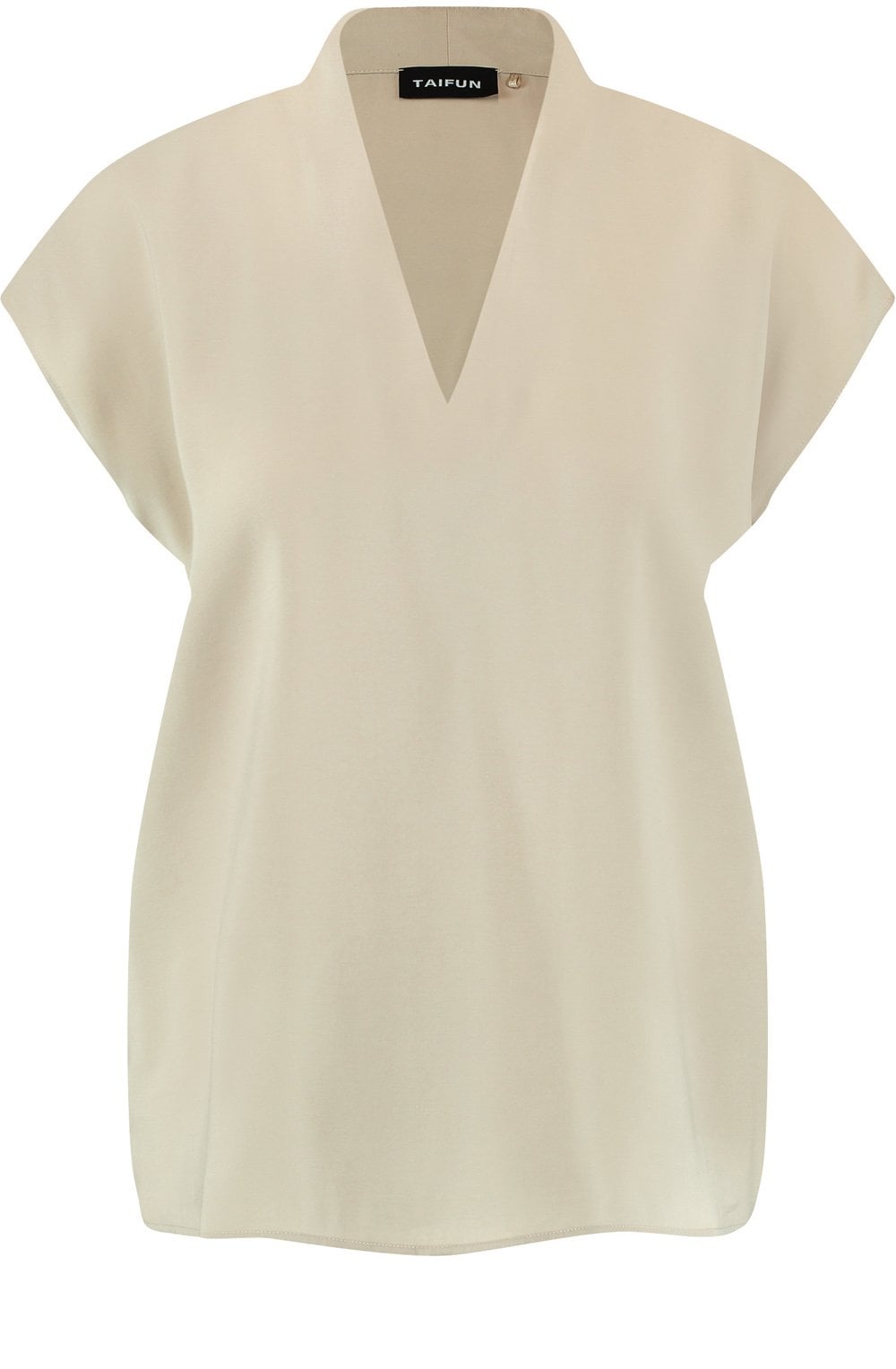 Roasted Hazel V Neck Silky Blouse