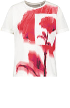 Rose Kiss Abstract Floral T Shirt