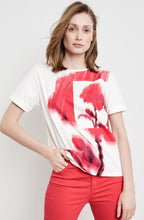 Rose Kiss Abstract Floral T Shirt