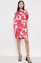 Rose Kiss Casual Satin Dress