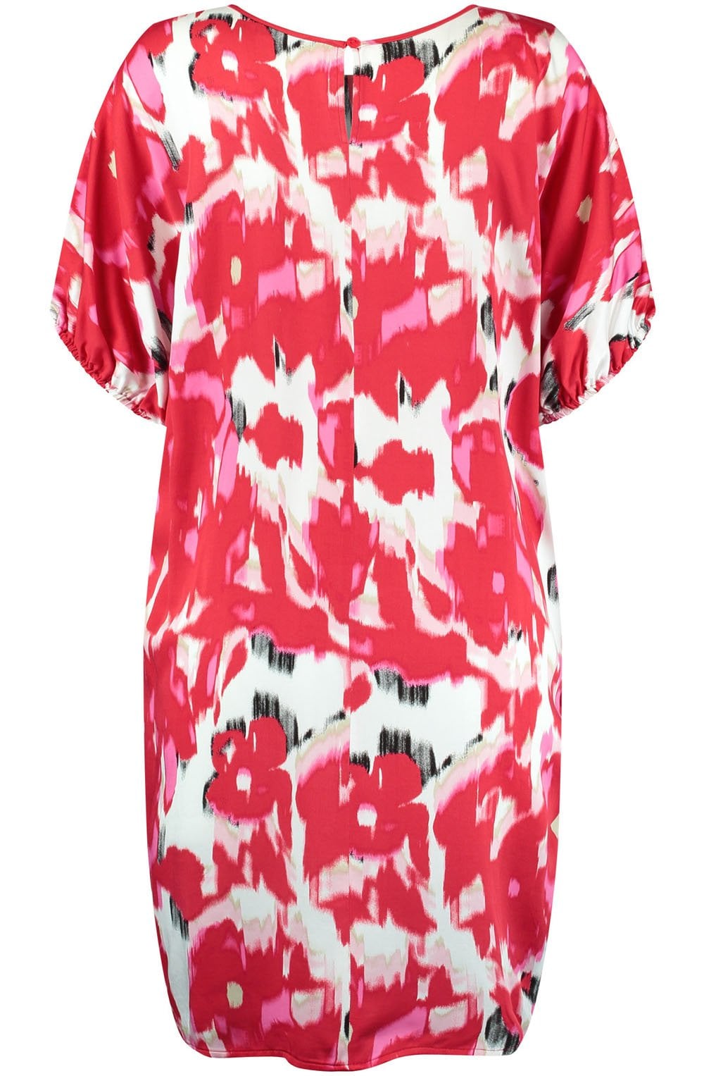 Rose Kiss Casual Satin Dress