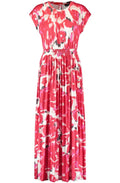 Rose Kiss Fitted Waist Jersey Dress